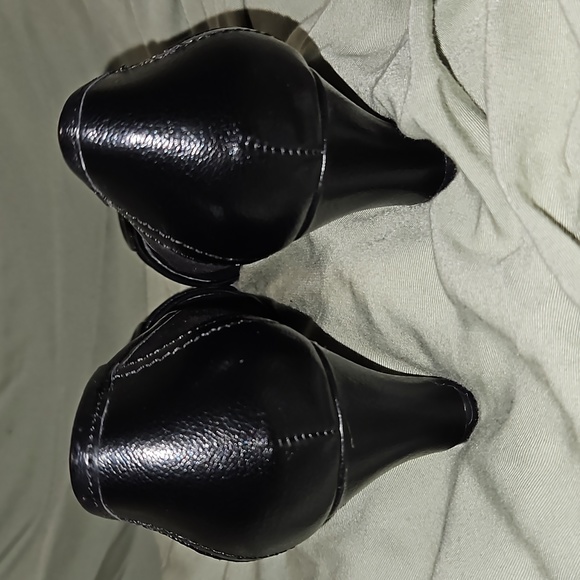 ANDIAMO Belle Black Faux Leather Low Heel Shoes-Comfort Technology-Size 7M - Picture 7 of 11